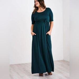 Latched Mama Green Boardwalk Maxi